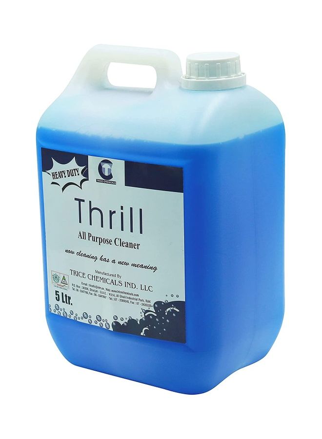 Thrill Heavy Duty All Purpose Cleaner Blue 5Liters - Image 2