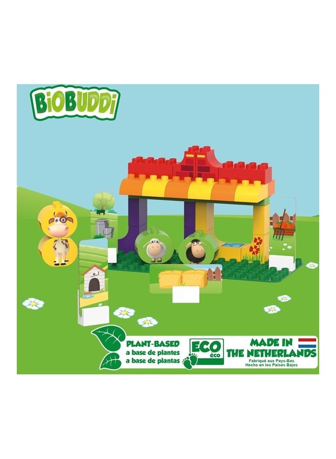 BioBUDDi BB-0219 42-Piece Animal Farm Building Toy Set 42 1+ Years - Image 2