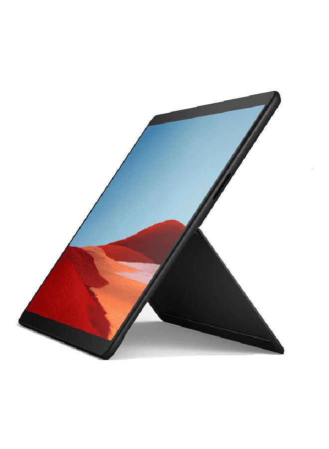 Microsoft - Surface Pro X Laptop With 13-Inch PixelSense Display, ARM SQ1 Processor/8GB RAM/128GB SSD/Intel UHD Graphics/Windows 10 /International Version english_arabic Black - Image 1