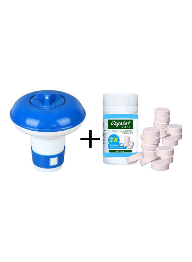 Generic - Pool Cleaning Float And Purifier Tablets Kit Multicolour - Image 1