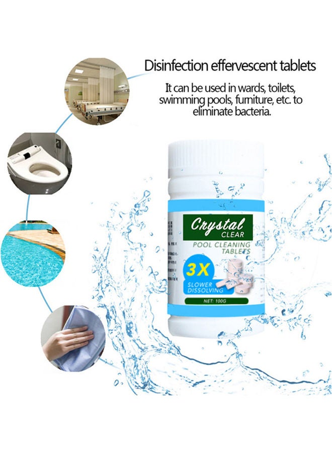 Generic - Pool Cleaning Float And Purifier Tablets Kit Multicolour - Image 1