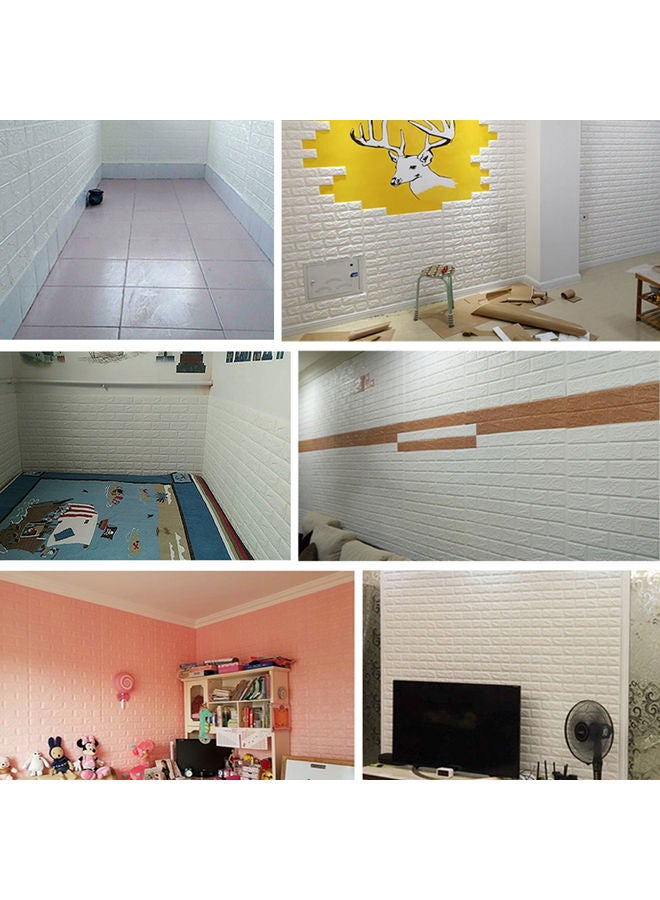 LINGWEI Self Adhesive Wall Sticker White - Image 3