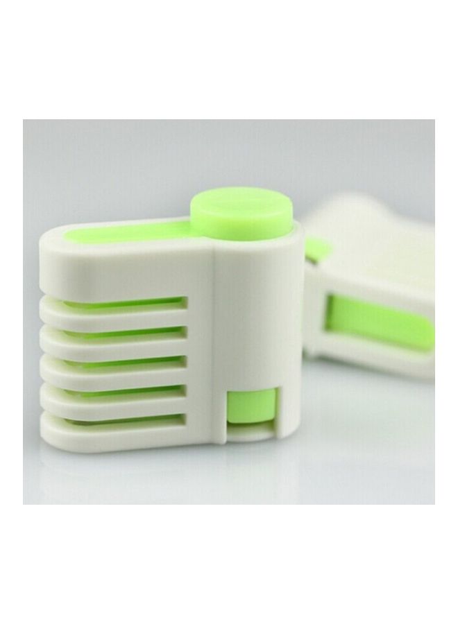 Generic Cake Cutting Slicer Green/White 30x20x10cm  - Image 1