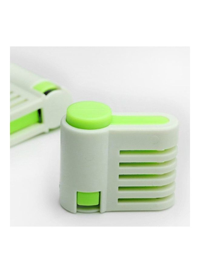 Generic Cake Cutting Slicer Green/White 30x20x10cm  - Image 3