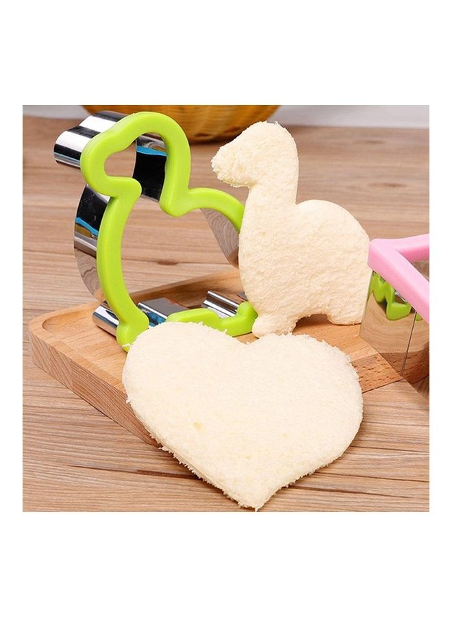 Generic Stainless Steel Dinosaur Baking Tool Mold Green 10x11x2cm  - Image 2