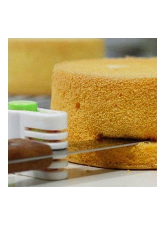 Generic Cake Cutting Slicer Green/White 30x20x10cm  - Image 4