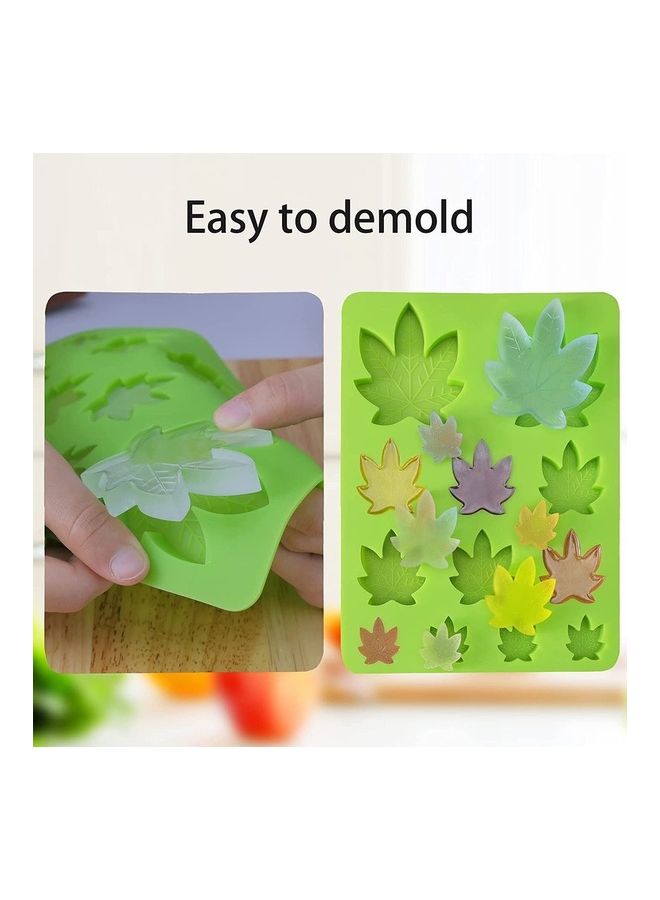 Generic Diy Maple Leaf Practical Mold green 21x14.8x8cm  - Image 3