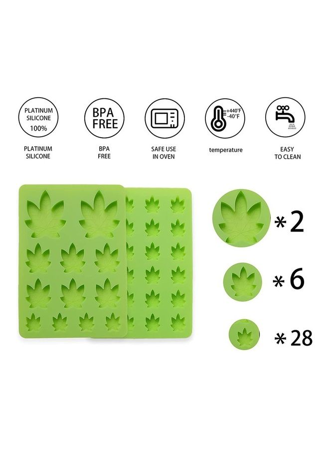 Generic Diy Maple Leaf Practical Mold green 21x14.8x8cm  - Image 2
