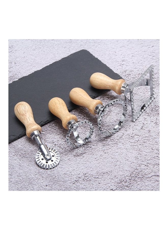 Generic Dough Pattern Mold Cutter silver/Beige 11x6x6cm  - Image 3