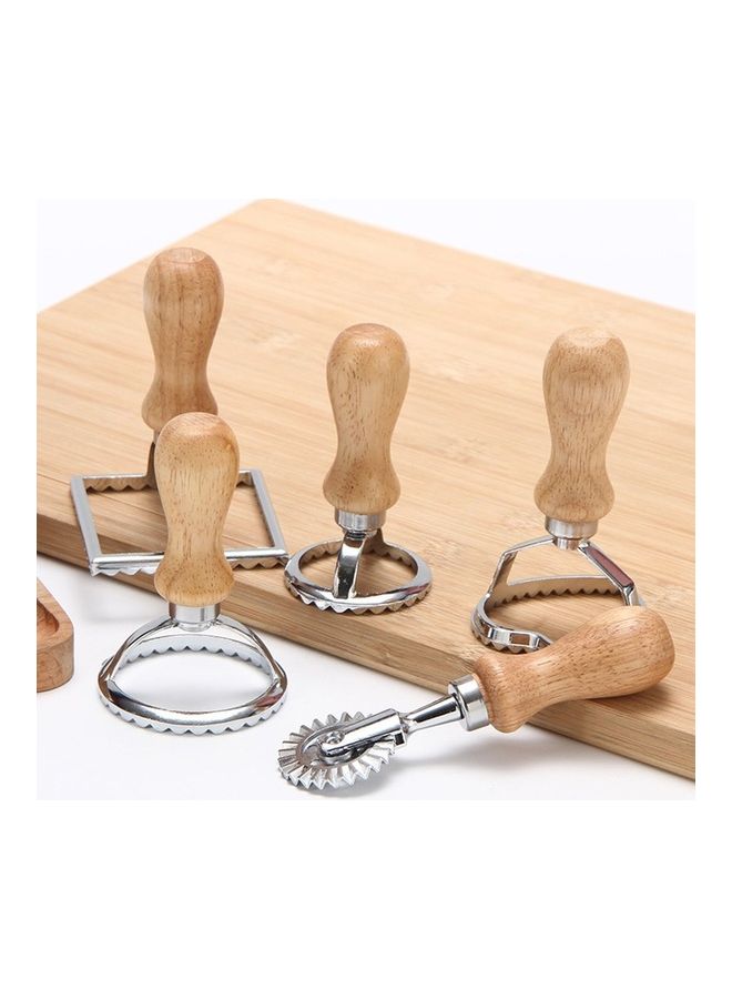 Generic Dough Pattern Mold Cutter silver/Beige 11x6x6cm  - Image 1