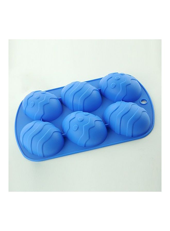 Generic - Silicone Cake Egg Mold blue 20.5X13X2.5cm - Image 1