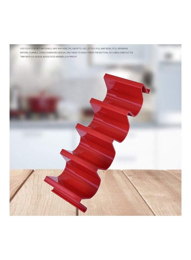 طقم حوامل تاكو مكون من 6 قطع متعدد الألوان 18.3x3.3x5.5سم - Image 5