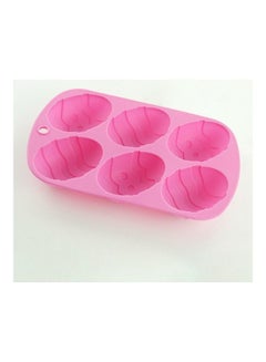 Generic Silicone Cake Egg Mold pink 20.5X13X2.5cm  - Image 1