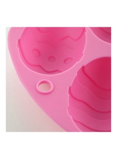 Generic Silicone Cake Egg Mold pink 20.5X13X2.5cm  - Image 3