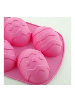 Generic Silicone Cake Egg Mold pink 20.5X13X2.5cm  - Image 4