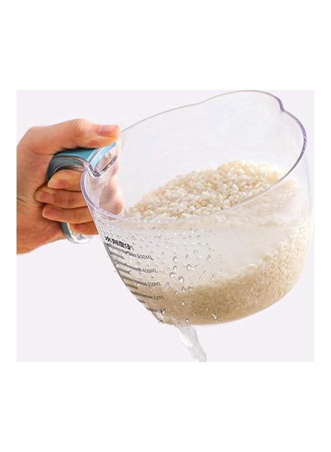 Push Type Rice Storage Box With Scale Grey/White 35.5 x 18 x 43cm - Image 3