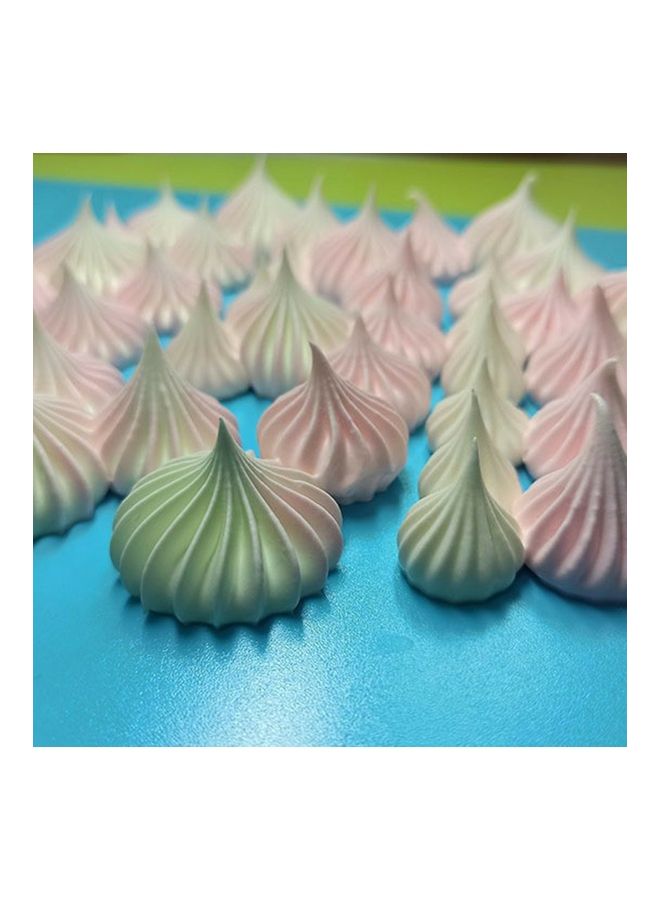 Generic 4-Piece  Stainless Steel Biscuit Cake Nozzle Silver 13x18x6cm  - Image 5