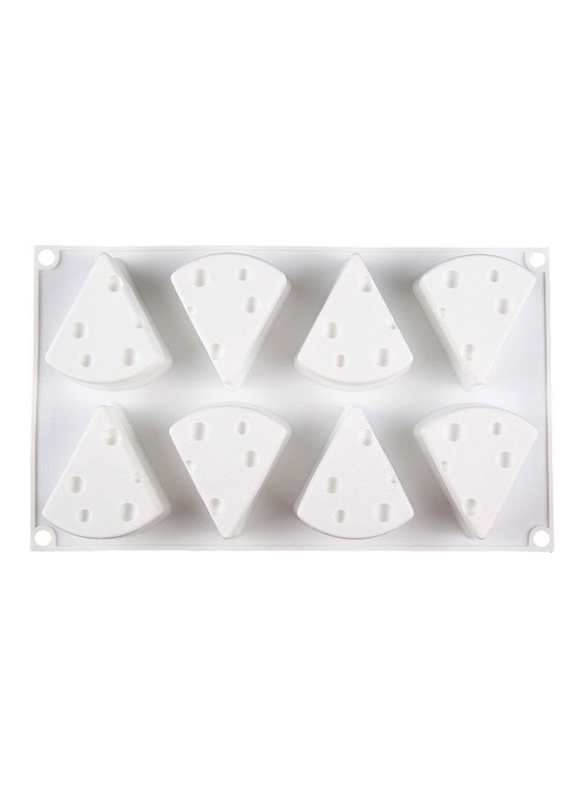 قوالب جبن من السيليكون أبيض 29x17x3سم - Image 1