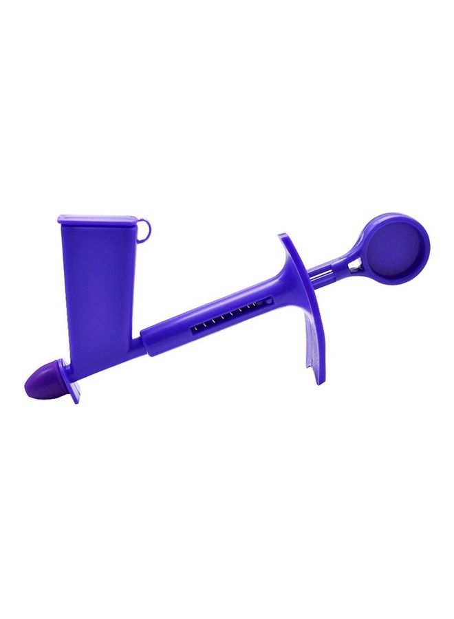 Flower Gun Cake Decorator Purple 7.5x18x10cm - Image 1
