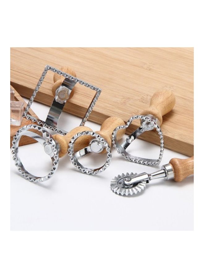Generic Dough Pattern Mold Cutter silver/Beige 13x8x8cm  - Image 4