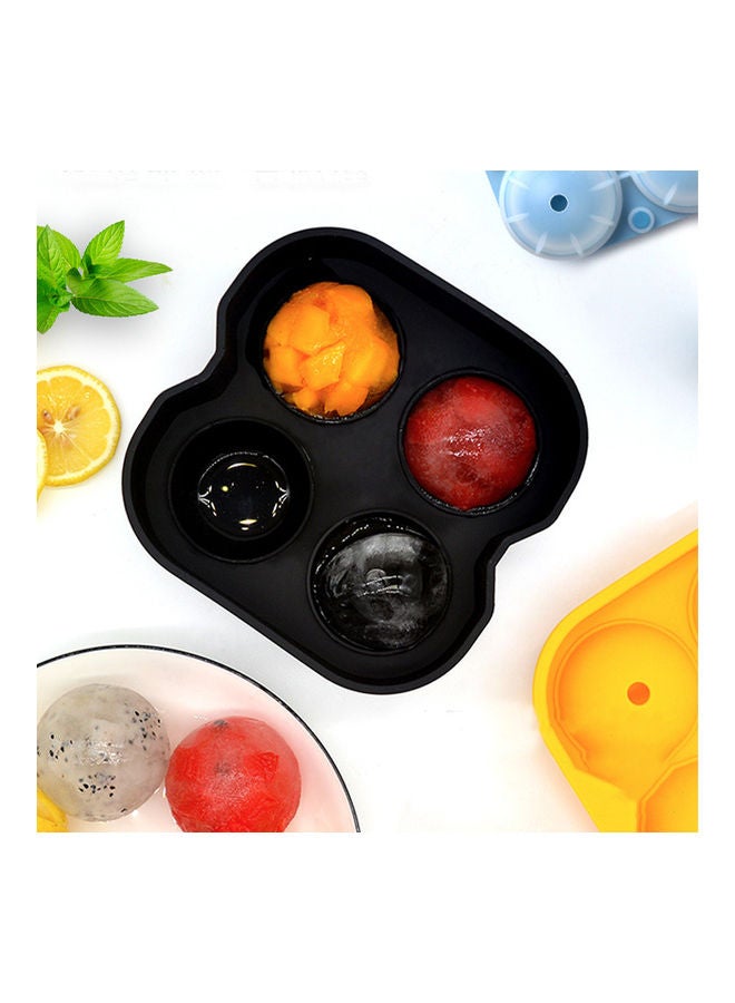 2-Piece Sphere Ice Ball Maker Multicolour 18.00 x 13.50 x 18.00cm