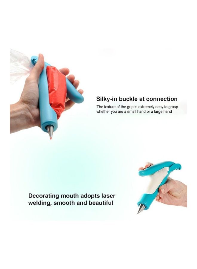Pastry Icing Pen Piping Bag Nozzle Tip Blue 10.5x3.5x16cm  - Image 4