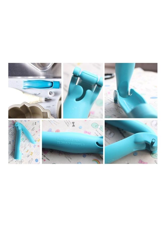 Pastry Icing Pen Piping Bag Nozzle Tip Blue 10.5x3.5x16cm  - Image 5