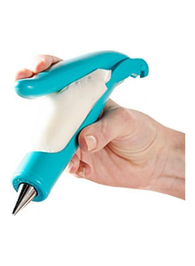 Pastry Icing Pen Piping Bag Nozzle Tip Blue 10.5x3.5x16cm  - Image 1
