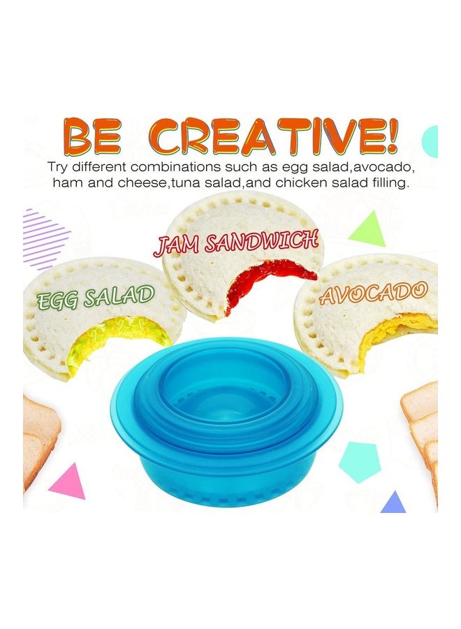 Sandwich Cutter And Sealer Blue 11.5x11.5x5cm  - Image 2