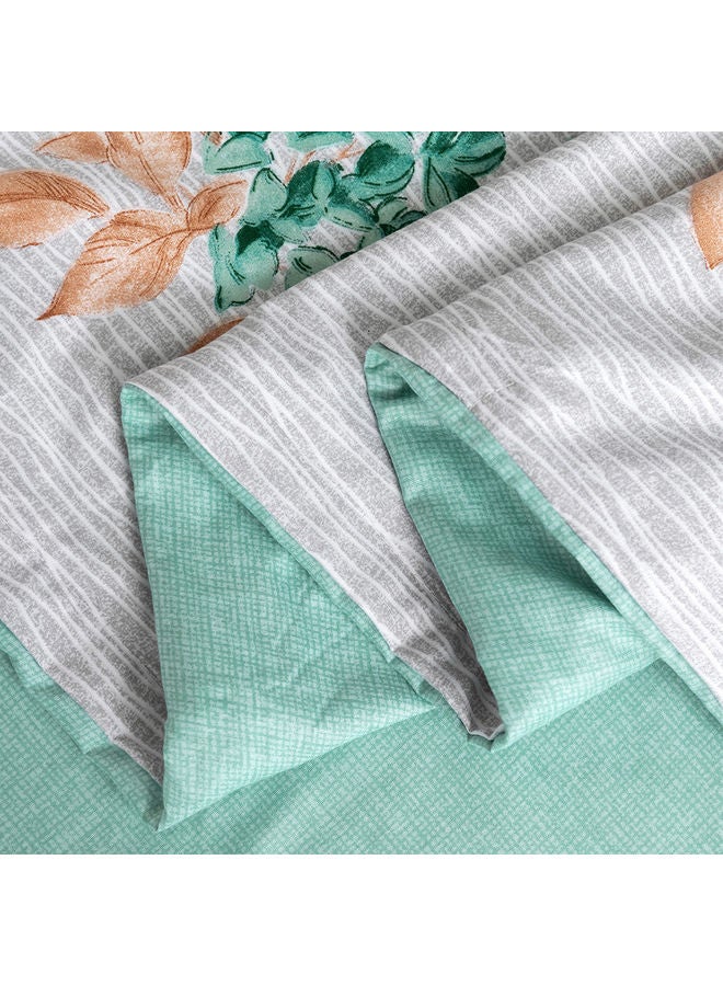 RISHAHOME 6-Piece Double Size Duvet Cover Set Microfiber Multicolour  - Image 3