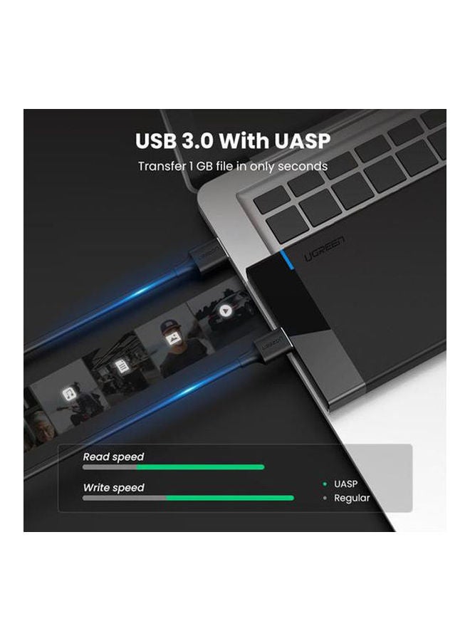 Enclosure USB3.0 for 3.5" HDD- US222/50422 10.0 TB