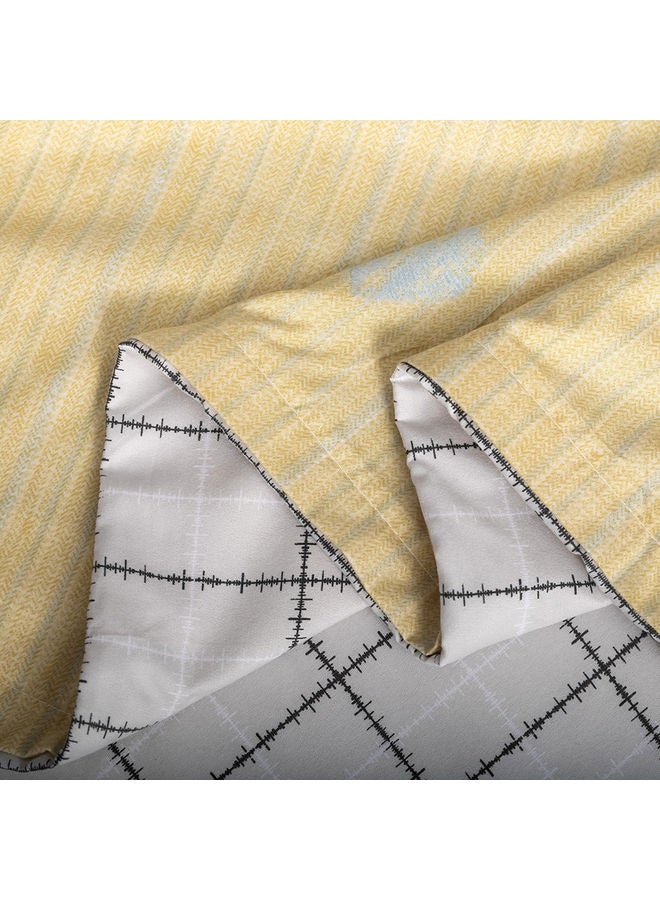 RISHAHOME 6-Piece Double Size Duvet Cover Set Microfiber Multicolour  - Image 2