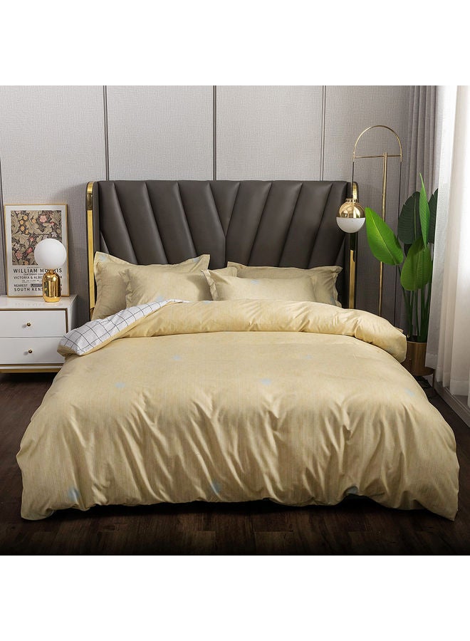 RISHAHOME 6-Piece Double Size Duvet Cover Set Microfiber Multicolour  - Image 1