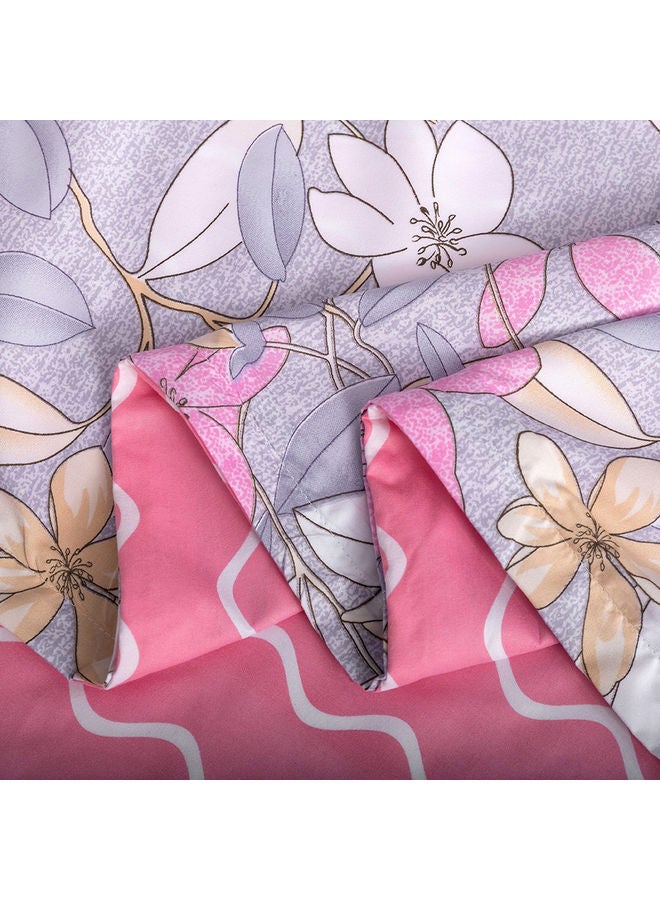 RISHAHOME 6-Piece Double Size Duvet Cover Set Microfiber Multicolour  - Image 2