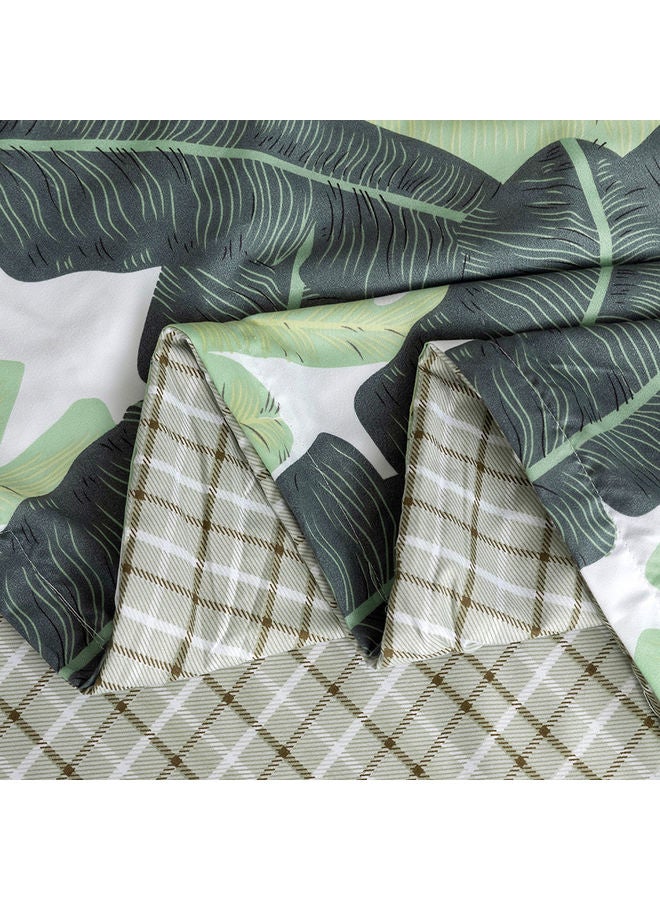 RISHAHOME 6-Piece Double Size Duvet Cover Set Microfiber Multicolour  - Image 3