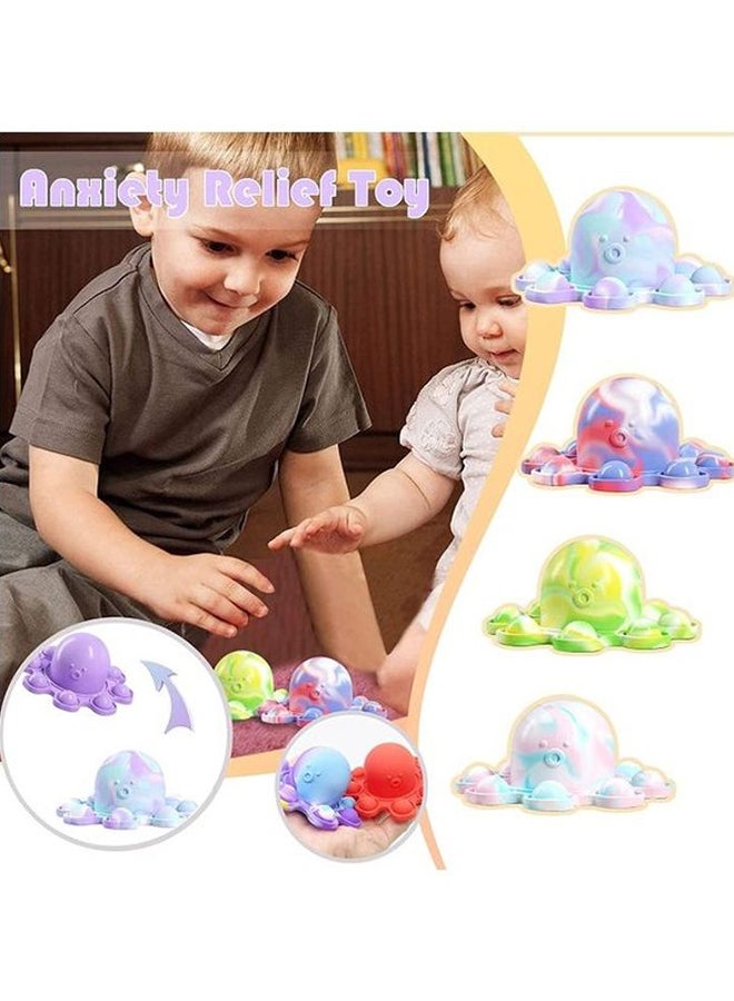 XiuWoo - Colour-changing Octopus Push Pop Bubble Fidget Toy - Image 1