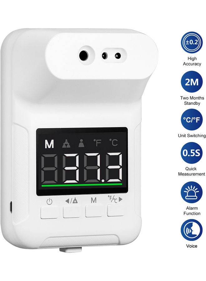 Generic Non-contact Wall-Mounted Thermometer White - Image 1