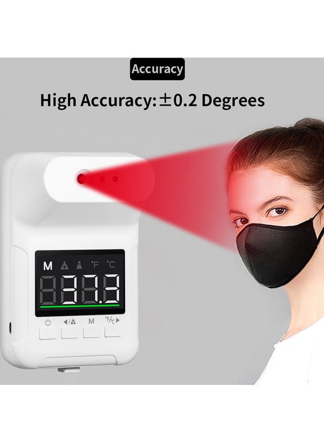 Generic Non-contact Wall-Mounted Thermometer White - Image 5