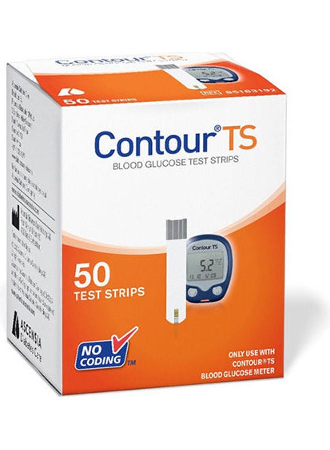 Contour TS 50-Piece Ts Blood Glucose Test Strips 