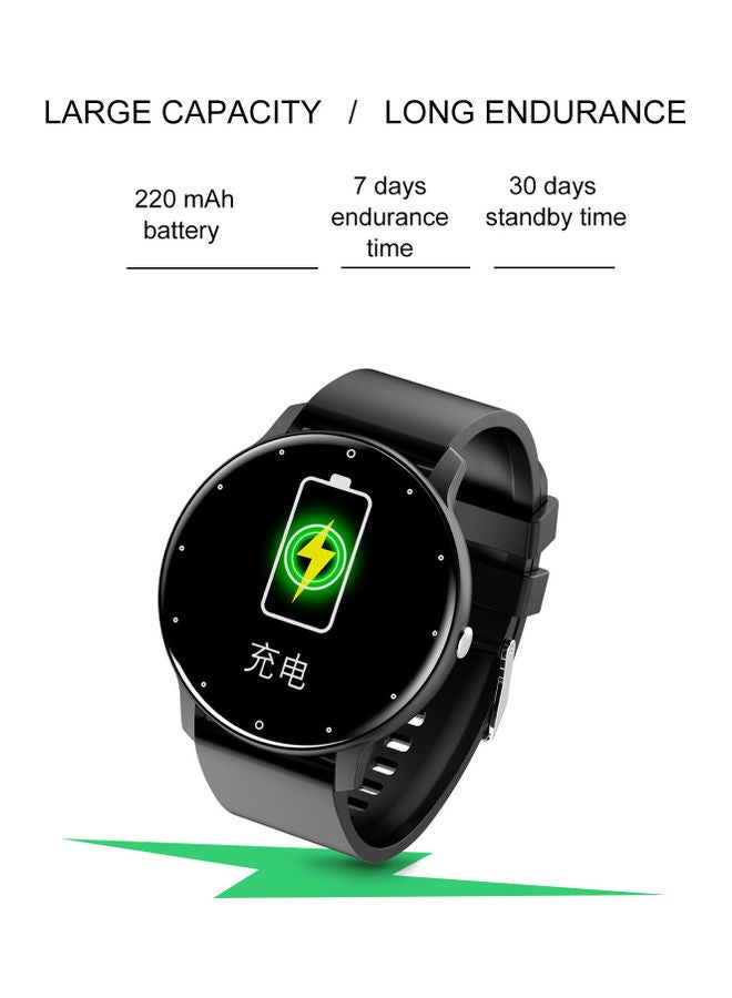 Waterproof Touchscreen Activity Tracker Smartwatch Black  - Image 5