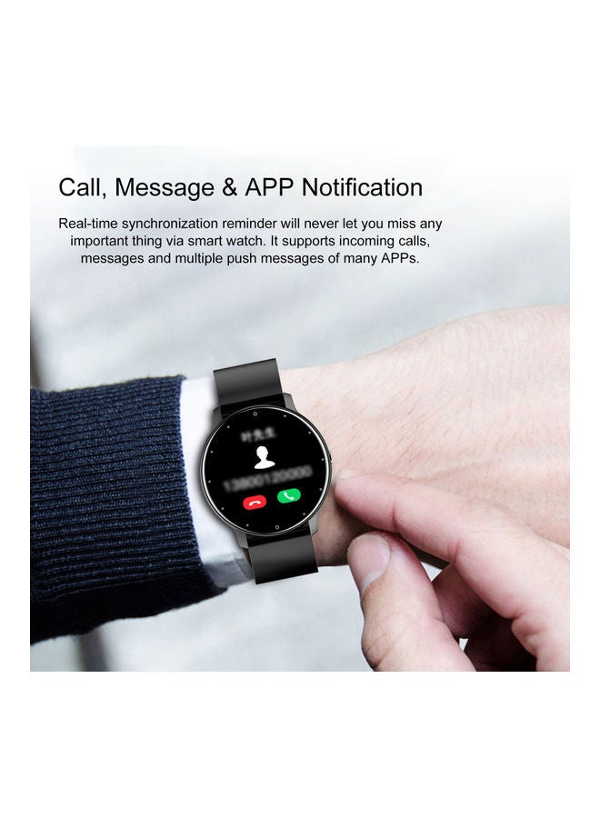 Waterproof Touchscreen Activity Tracker Smartwatch Black  - Image 3