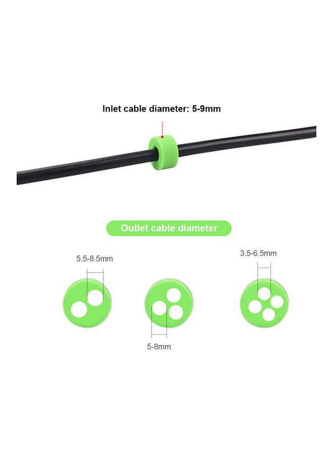 IP68 Waterproof Outdoor Electrical Cable Connector Junction Box Black - Image 4