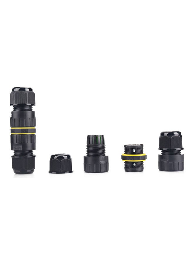 IP68 Waterproof Outdoor Electrical Cable Connector Junction Box Black - Image 4