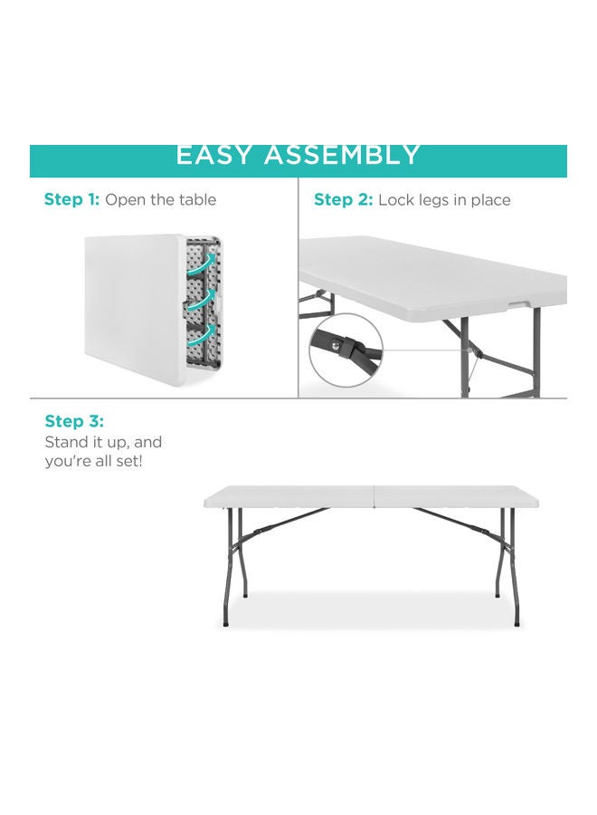 Biki Foldable Table for Indoor and Outdoor White - Image 5