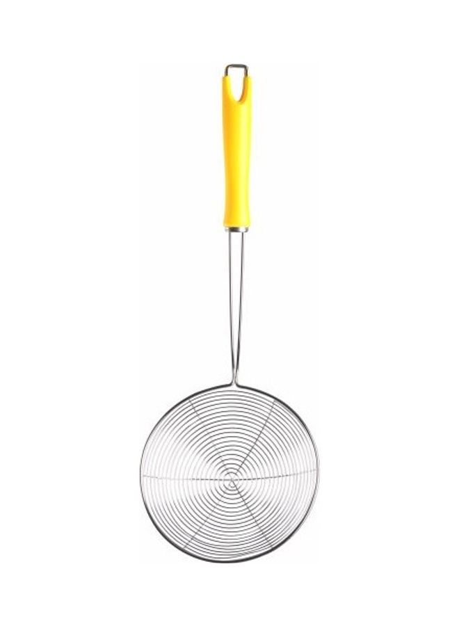 CLASSYTOUCH Spider Net Oil Fry Strainer Yellow/Silver - Image 2