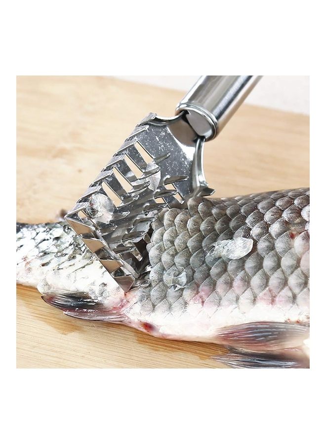 كلاسي تاتش رأس منشار من الستانلس ستيل فضي 19.5x3.5سم - Image 4