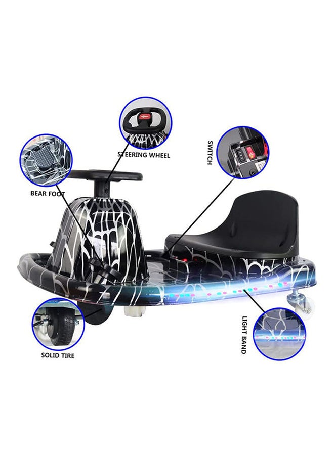 كول بيبي سكوتر كهربائي درفت كريزي كارت مزود بإضاءة LED متعدد الألوان - Image 3