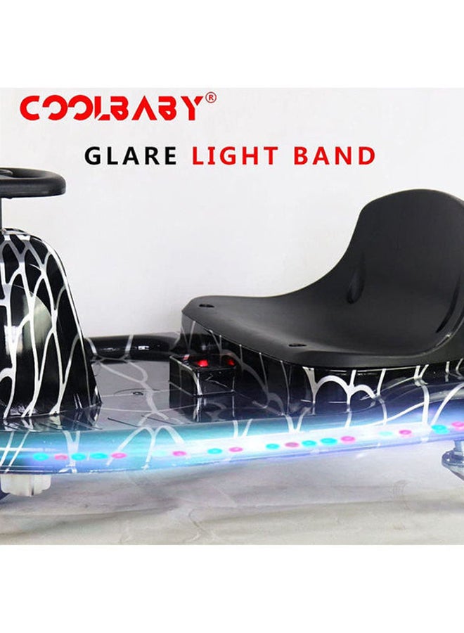 كول بيبي سكوتر كهربائي درفت كريزي كارت مزود بإضاءة LED متعدد الألوان - Image 4