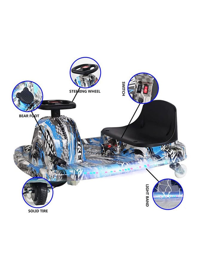 Cool Baby Drift Crazy Cart Electric Scooter With LED Light Multicolour - Image 3