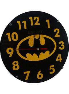 A4M Wood Art Wooden Wall Clock In The Form Of Batman 30 Cm MultiColour  - Image 2